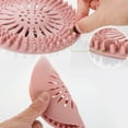 thumbnail image 5 of Tapón para el cabello de silicona, cubierta de drenaje para ducha, juego fácil de instalar y limpiar, bañera y cocina para baño, 5 of 5