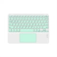 thumbnail image 2 of Teclado Bluetooth con Panel Táctil de 10 Pulgadas Compatible con , IPadOS, Android e IOS Inglés Verde, 2 of 10