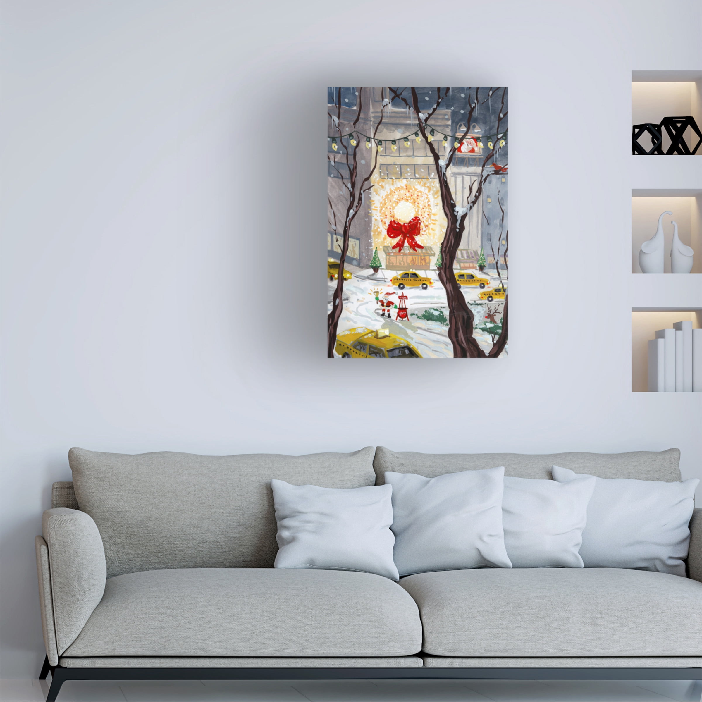 Randy Noble Fine Art 'City Holiday' Canvas Art