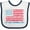 White and Navy, variant on Inktastic My 1st Memorial Day American Flag Boys or Girls Baby Bib