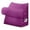 Purple, variant on Eurhowing Adjustable Bed Wedge Pillow, Memory Foam Triangular Headboard Pillow with Neck Roll Pillow, Back Support Rest Pillow for Reading & Sleeping, Light Gray