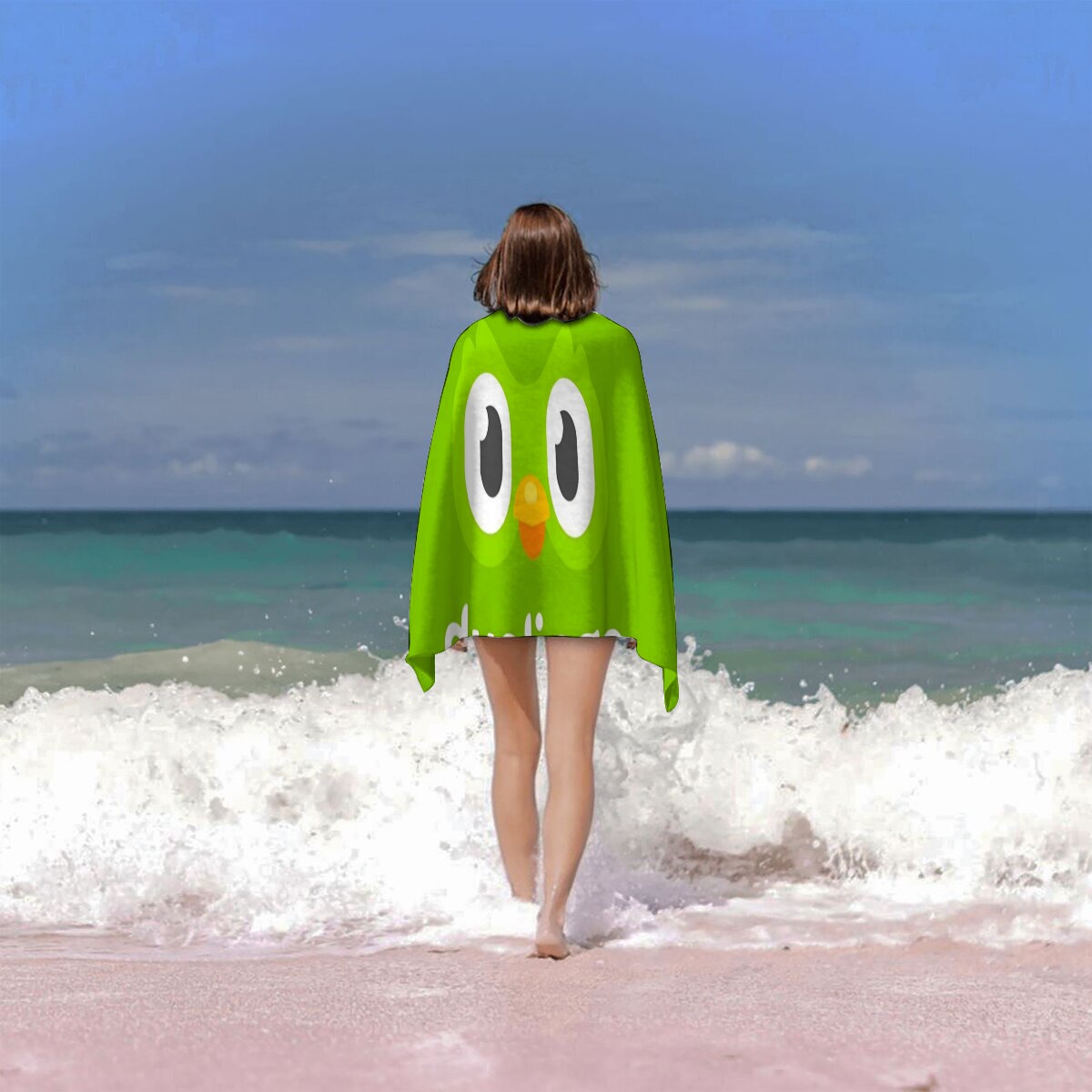 Beach Towel for Duolingo Kids Girs Boys Gifts Quick Dry Pool Towels Sand Free Beach Blanket for Travel Camping Vacation Microfiber 30×60 inch