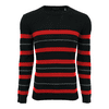 Kenneth Cole New York Men's Striped Crew Neck Sweater