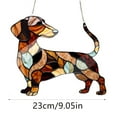 thumbnail image 2 of Funny Stained Glass Window Hanging for Home Decor, 2 of 3