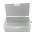 thumbnail image 2 of Rectangular Plastic Transparent With Lid Storage Box Collection Container Case, 2 of 7