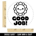 thumbnail image 2 of Good Job Happy Flower Teacher Student Self-Inking Rubber Stamp Ink Stamper - Black Ink - Small 3/4 Inch, 2 of 7
