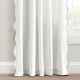 thumbnail image 4 of Paneles de cortina para ventana, decoración exuberante, estilo costero y elegante, 132 x 213 cm, color azul, 4 of 7