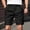 Shorts-Black, variant on LEKWK Plus size Mens Dress Shorts Pleated Front Button Fly Business Golf Shorts Belt Loops Regular Fit Shorts Casual Summer Office formal Work Wear Bottoms