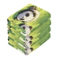 thumbnail image 4 of BZSMCE Towel Cotton Face Towel Soft Hand Towels Fashion Panda Meadow Nap Pattern, 4 of 9