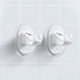 thumbnail image 4 of Ganchos De Plástico 2 uds ganchos adhesivos abrazadera de suspensión pegajosa fácil para baño de cocina (blanco), 4 of 7