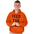 thumbnail image 5 of Feed The Wolf Sarcastic Hangry Gym Hoodie Sweatshirt Women Men Brisco Brands S, 5 of 6
