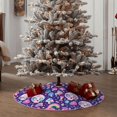 thumbnail image 5 of KLL Skull mushroom rainbow Christmas Tree Skirt 30" ,Party Decorations Farmhouse for Christmas Decorations Holiday Party, 5 of 6