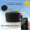 thumbnail image 3 of Lámpara de camping recargable, lámpara LED solar recargable, lámpara recargable inalámbrica, batería integrada de 2500 mAh, IPX6 resistente al agua, 5 modos de funcionamiento, para camping, cuevas, pe, 3 of 5