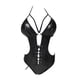 thumbnail image 1 of Gibobby Lencería sexy para mujer mujer Sexy charol ropa de dormir lencería tentación ropa interior camisón XXL)Negro, XXL), 1 of 5