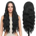 thumbnail image 1 of FUTAI Peluca larga ondulada 30 pulgadas Negro HD Frente Encaje Cuerpo Rizado Pelucas de pelo sintético para mujeres Profesional Mujer Diversos estilos Fiesta diaria Cosplay, 1 of 5