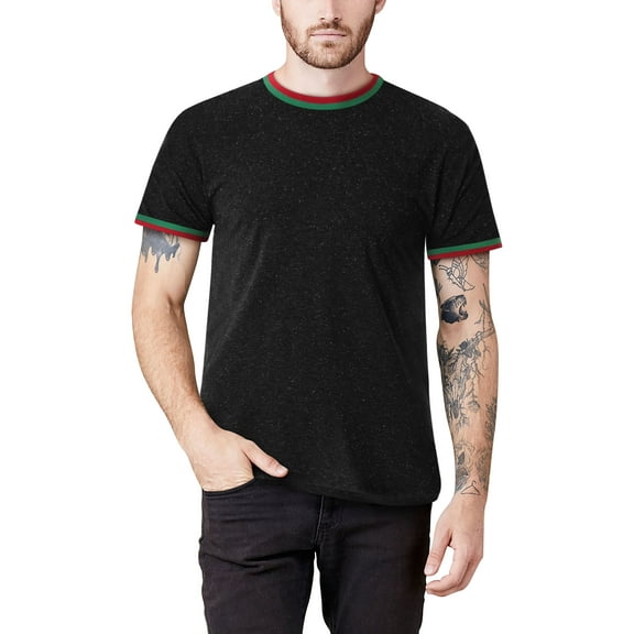 Hat and Beyond Men's Hipster Designer Brand Colored Short Sleeve Side Zipper T Shirt
