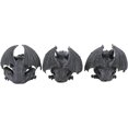 thumbnail image 2 of Ebros Winged See Hear Speak No Evil Squatting Gargoyle Shelf Sitters 3.75" Tall, 2 of 6