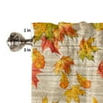 thumbnail image 7 of Thanksgiving Fall Orange Maple LeavesWindow Curtains Kids Bedroom Modern Living Room Hall Curtains Kitchen Decorative Drapes, 7 of 7