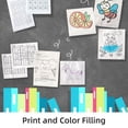 thumbnail image 3 of Zootealy Portable Mini Thermal Label Printer with Adhesive Technology - Includes 1 Roll of Thermal Paper, 5 Colorful Markers, 5 Adhesive Consumables, 3 Rolls of Colored Paper - Built-in Lithium, 3 of 6