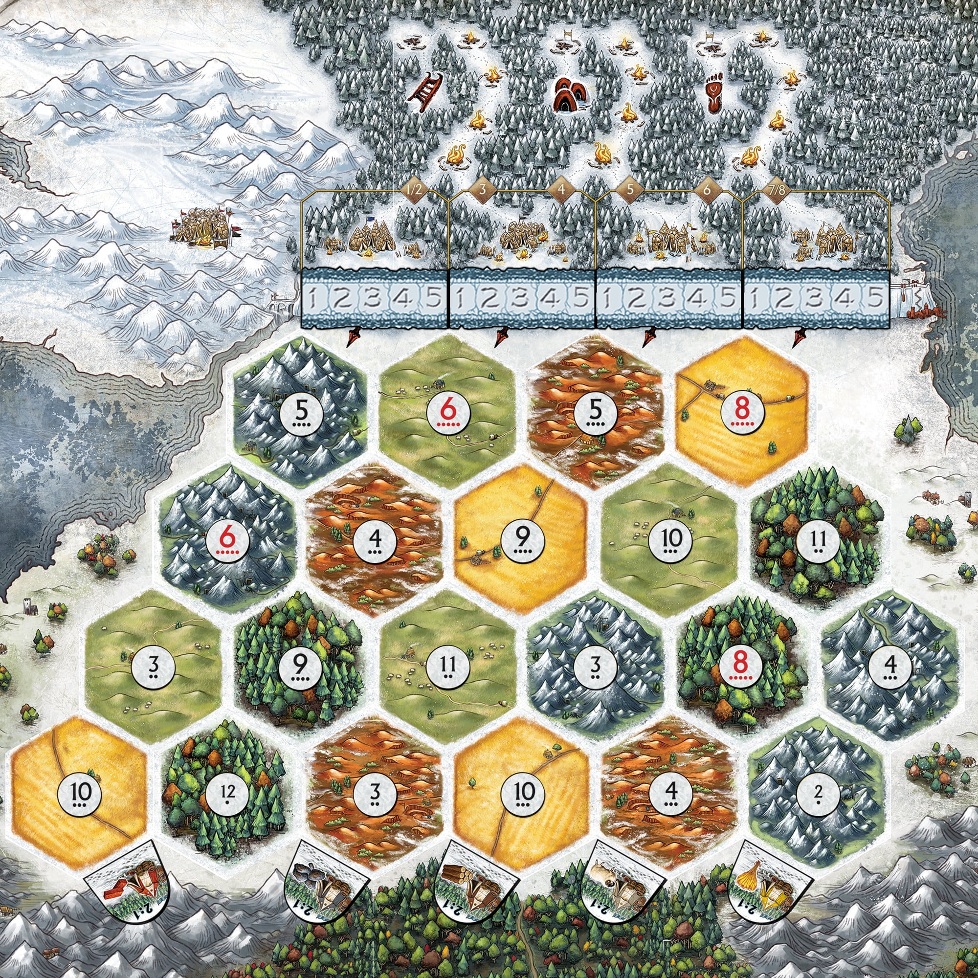 A Game of Thrones Catan: Brotherhood of The Watch Strategy Board Game for Ages 14 and up, from Asmodee