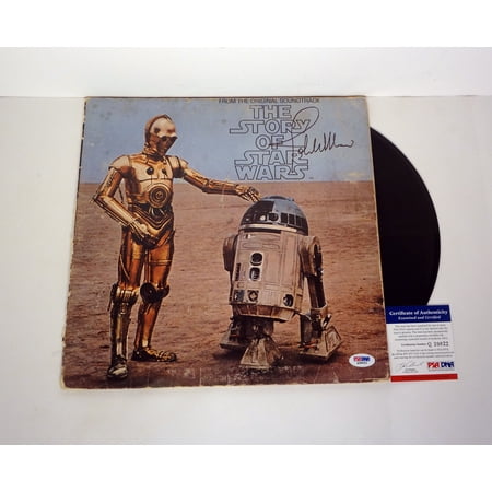 John Williams Signed The Story of Star Wars Vinyl Record Album PSA/DNA COA