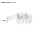thumbnail image 2 of Unique Bargains Miniature Garden Fence, 35 Inch Long Picket Fence Mini Ornament, White, 2 of 5