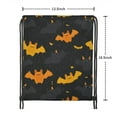 thumbnail image 5 of 13.5 x 16.5 Inch Halloween Pattern of Waterproof Drawstring Backpack with Shoe Compartment – Lightweight Dry Wet Separation Gym Bag for Men Women & Teens, 5 of 5