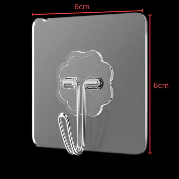 1/5/10/20 piezas gancho multiusos ganchos de pared adhesivos de doble cara ropa impermeable sombreros ganchos para toallas ganchos para puertas de baño y cocina