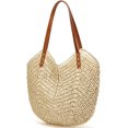 thumbnail image 3 of Straw Bags for Women Summer Beach Woven Tote Hobo Handbag Casual Straw Shoulder Bags for Travel Vocation, 3 of 8