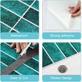 thumbnail image 4 of Miscasa Blue Kitchen Peel and Stick Backsplash Tile, Removable 3D Straight Linear Gel Self Adhesive Sticker for Kitchen, Bathroom, Living Room, RV Wall (Thicker Design, 10 Sheets)\u2026, 4 of 6