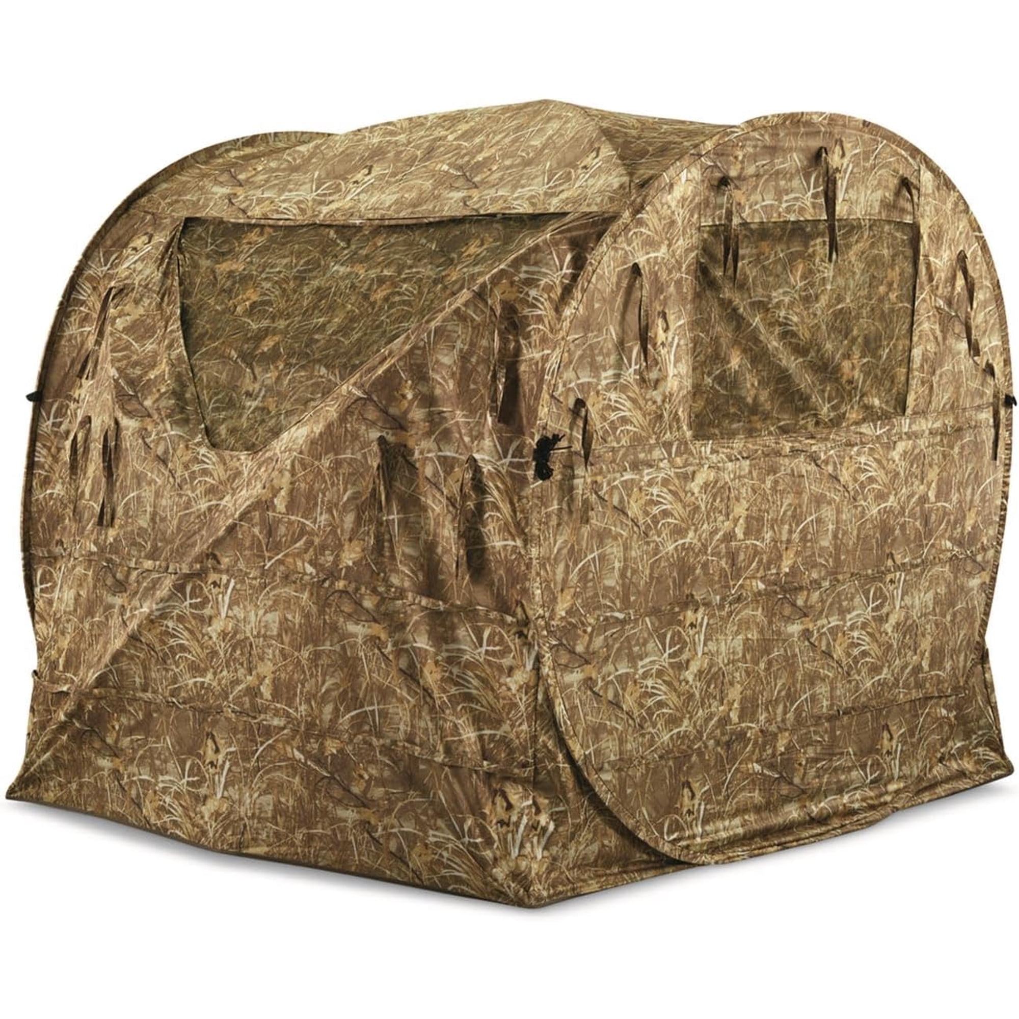 Spring Steel Hay Bale Hunting Ground Blind 1-2 Person Tent Hunting Gear Equipment & Accessories