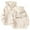 Beige, variant on Pullover Hoodies for Women Trendy 2025 Hoodie Teen Girls Lined Preppy Clothes Outwear Loungewear Fall Winter Warm Tops Clothes (Beige, L)