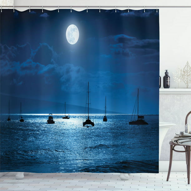 Ocean Shower Curtain Dramatic Photo Of, Ocean Scene Shower Curtain