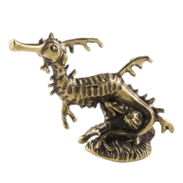 Estatua de caballito para mascotas de té, regalo, Mini centros de mesa, decoración, escultura de Animal, estatuilla de cobre para mesa de té,