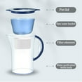 GZHCGSM Water Bottles Long Life 10 Cup Large Water Filter Pitcher With