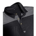 thumbnail image 7 of BRGZLK Men's Fall Golf Shirts 2026 Color Block Regular Fit Long Sleeve Button Up Casual T-Shirts Soft Comfy Stretchy Business Athletic Tee Tops Black XXL, 7 of 7