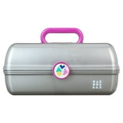 Caboodles On-The-Go Girl Makeup Box, Silver Sparkle