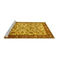 thumbnail image 2 of Ahgly Company Machine Washable Indoor Rectangle Persian Yellow Traditional Area Rugs, 3' x 5', 2 of 4