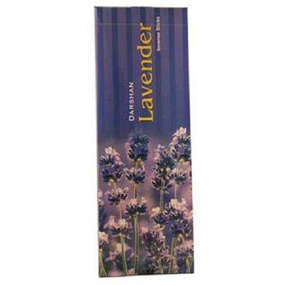 Darshan, Incense Sticks Lavender, Count 6 (20Stick) - Air Freshener / Grab Varieties & Flavors