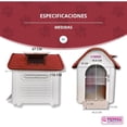 thumbnail image 3 of Casa Para Perro Q Perrón Raza Extra Grande Color Rojo, 3 of 7