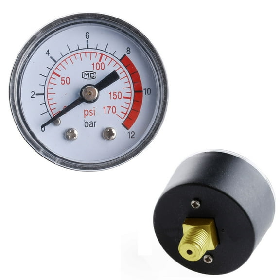 Industrial Air Compressor Pressure Gauges with Clear Scale Offering Accurate Measurements Upgrades for Professional Use