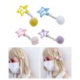 thumbnail image 2 of Star Hairslide Versatile Hair Clip Furry Pendant Hairclip Furry Pendent Hairpin Headwear Decorations, 2 of 8