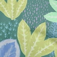 thumbnail image 1 of oneOone Georgette Viscose Dark Teal Green Fabric Tropical Leaves Sewing Fabric By The Yard Printed Diy Clothing Sewing Supplies 42 Inch Wide, 1 of 4