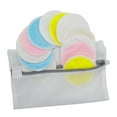 thumbnail image 3 of Reusable Makeup Remover Pads - 10 Pieces Soft Organic Cotton Rounds with Washable Drawstring, 3 of 5