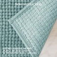 thumbnail image 3 of Alfombra de baño SUBRTEX, felpilla, 50 x 80 cm, color verde claro, 3 of 9