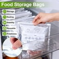 thumbnail image 2 of 30PCS YUSUIYI Reusable Aluminum Foil Storage Ziploc Freezer Bags,Thicken Stand Up Vacuum Zipper Pouches with Label and Zip Lock for Vegetable Fruit Meat, 2 of 7