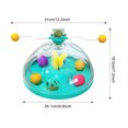 thumbnail image 3 of maskred Cat Toy Interactive Spinning Track Ball Stimulating Game Cats Teasing Treasure Brain Chest Puzzles Pet Training Pink, 3 of 6