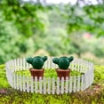 thumbnail image 2 of KONTONTY Miniature Ornament Micro Landscape Fence Props Decorative Flexible 2Pcs 90X5Cm, 2 of 7
