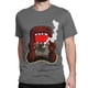 thumbnail image 1 of Camiseta Domo Kun para hombre y mujer, de algodón, con cuello redondo, animación, dibujos animados, color marrón, Domo, manga corta, talla grande, 1 of 7