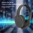 thumbnail image 4 of Rirool Bluetooth Over-Ear Headphones, Wireless Foldable Headset with HiFi Stereo Deep Bass, 12H Playtime, Built-in Mic, Soft Protein Earpads for Travel, Home, Office & Cellphone, Matte Black, 4 of 8